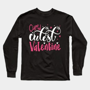 Cupid Cutest Valentine Long Sleeve T-Shirt